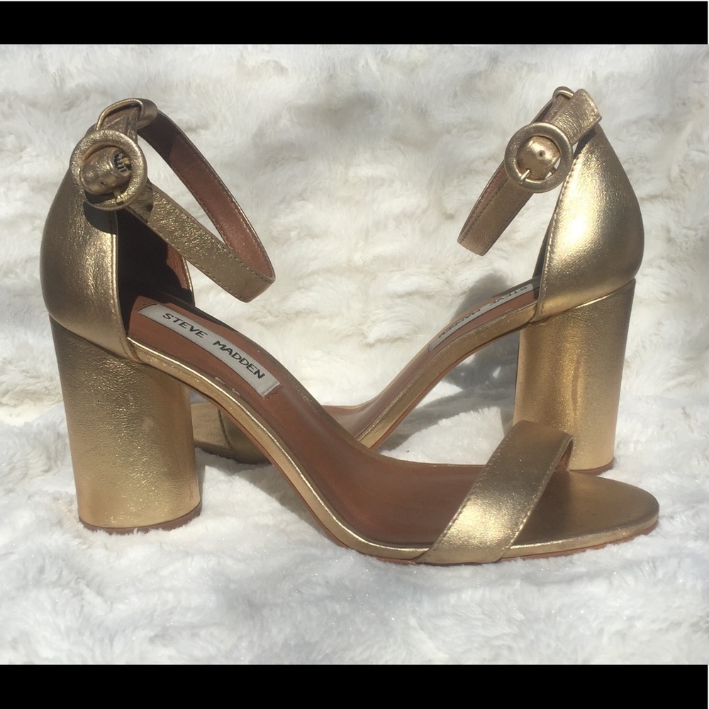 Steve Madden Gold Heels
